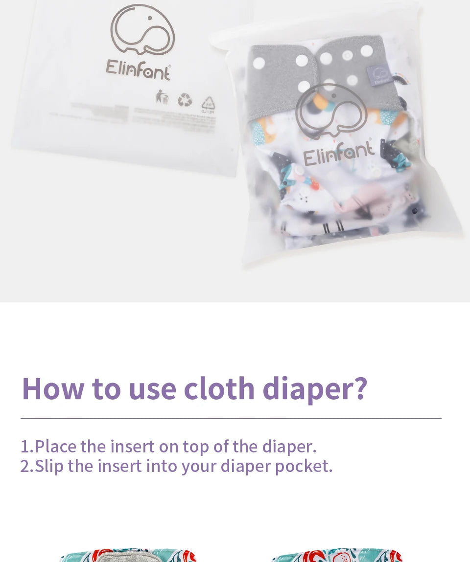 Elinfant waterproof  baby cloth