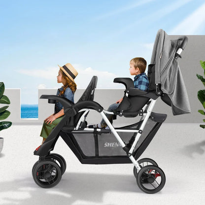 Luxury Double Stroller