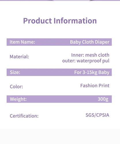 Elinfant waterproof  baby cloth