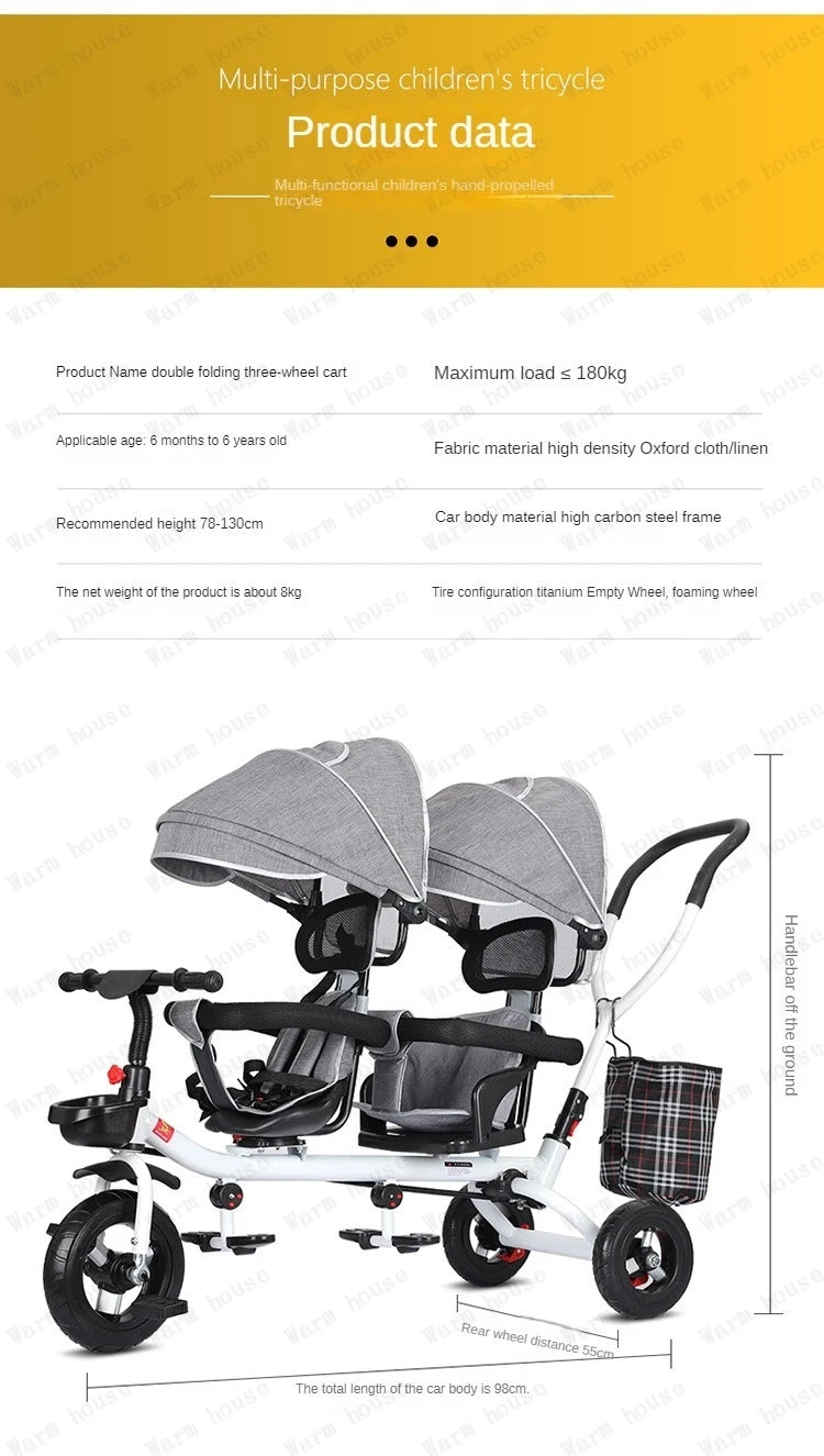 Twins  Double Stroller