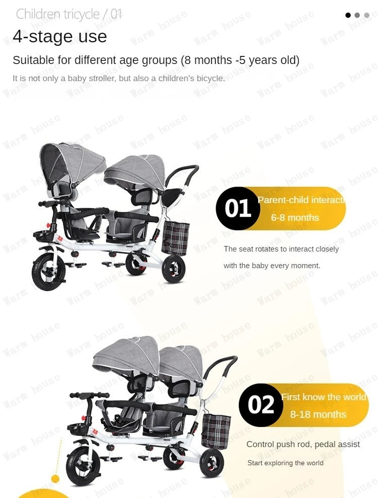 Twins  Double Stroller