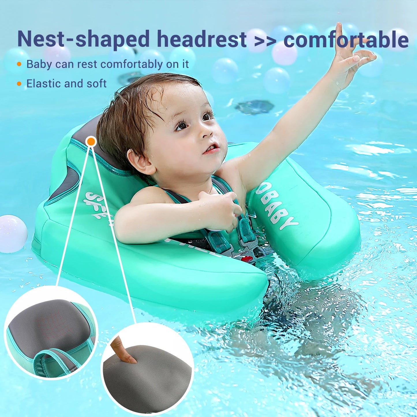 Baby Float with Canopy Chest